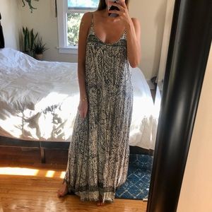 Tobi Blue Printed Maxi Dress